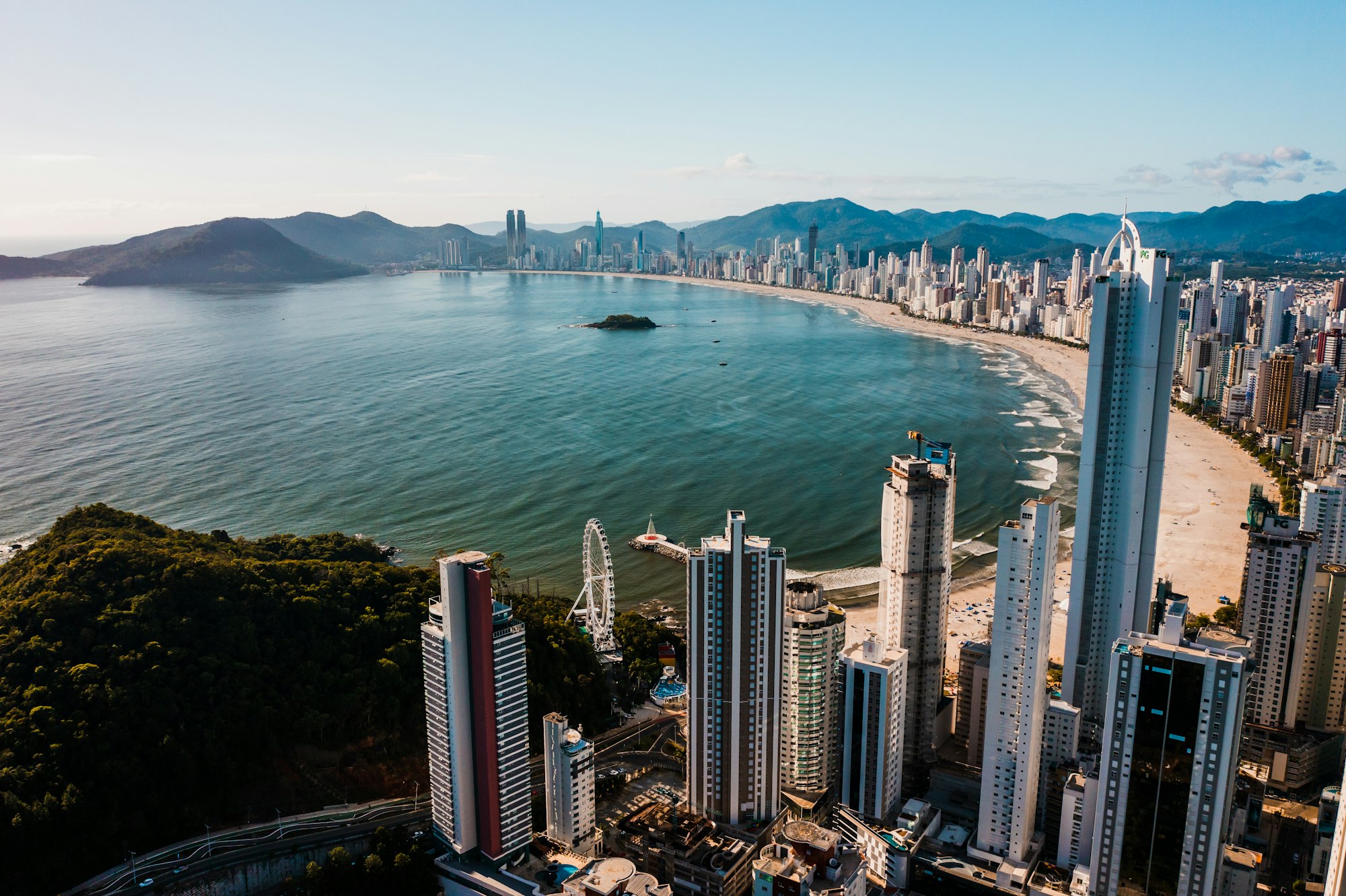 Vista aérea de Balneário Camboriú